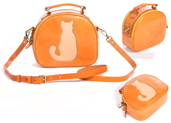 สินค้าเครื่องหนัง Lee Kee ของไต้หวัน Lee Kee หนังแท้ทำด้วยมือต้นฉบับ りめしcutaneousの子猫猫 Banッグr083 หนังแท้ทำด้วยมือต้นฉบับ สินค้าเครื่องหนัง