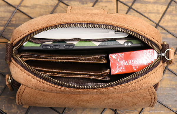 台灣李記皮具 李記 原創真皮手工 復古 磨砂皮 多功能 可穿皮帶 腰包s1242號原創手工真皮 皮件