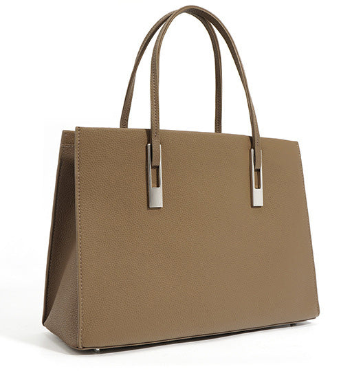 台灣李記皮具 李記 原創真皮手工 簡潔造型レデ大容量頭層革托特包w7123號原創手工真皮 皮件