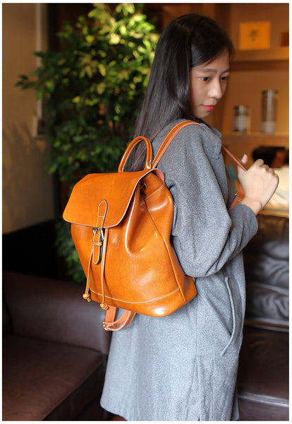 台灣李記皮具 李記 原創真皮手工 油蠟二層牛皮 -圓盒型背包 7314D號 頭層牛皮包包 皮革 原創手工真皮 皮件