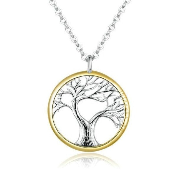 Tree of Life 925 Sterling Silver Fashion Wedding Pendant Necklace