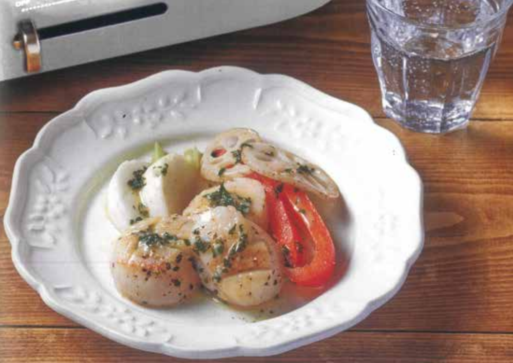 Pan-Seared Scallops Food Party 3 in 1 Electric Skillet, Saucepan, and Steamer