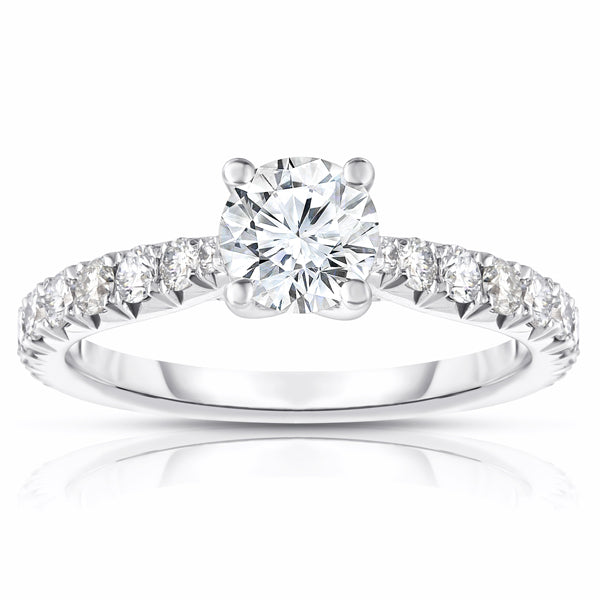 Classic Prong Set Round Engagement Ring