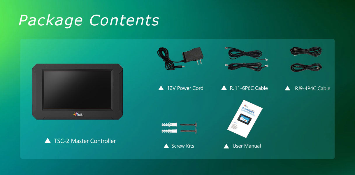 Medic Grow TSC-2 LED Grow Light Controller Package