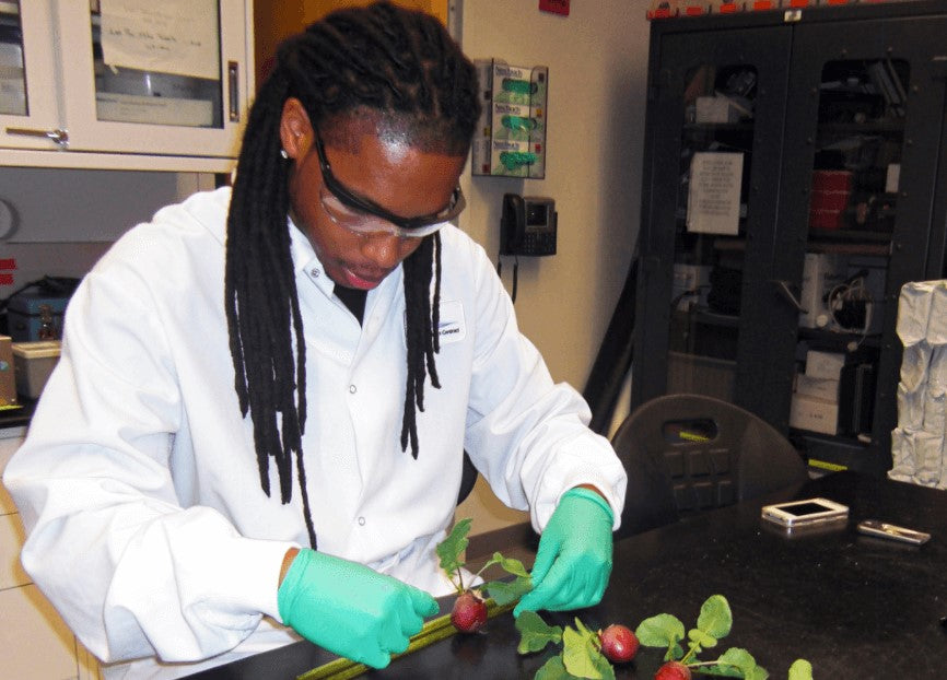 nasa plant growth test