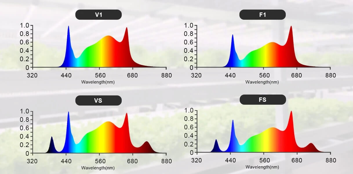 optional light spectrum