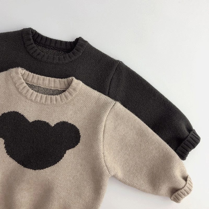 Cartoon Bear Knitted Sweater