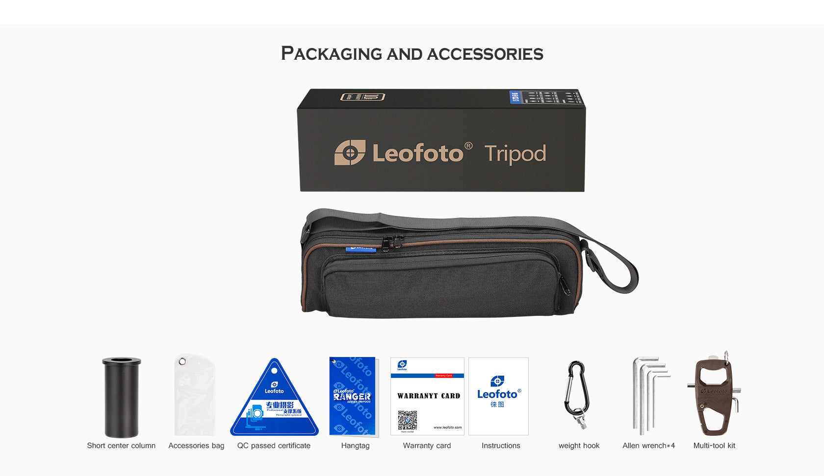 Leofoto LX-255CT Reversible Travel Tripod