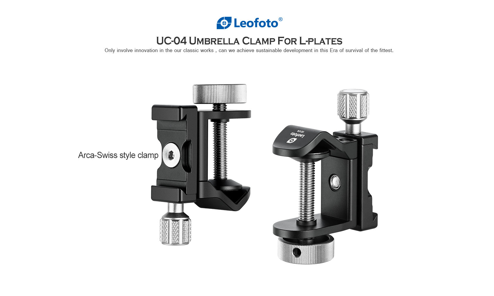 Leofoto UC-04 Multipurpose Clamp For Umbrella