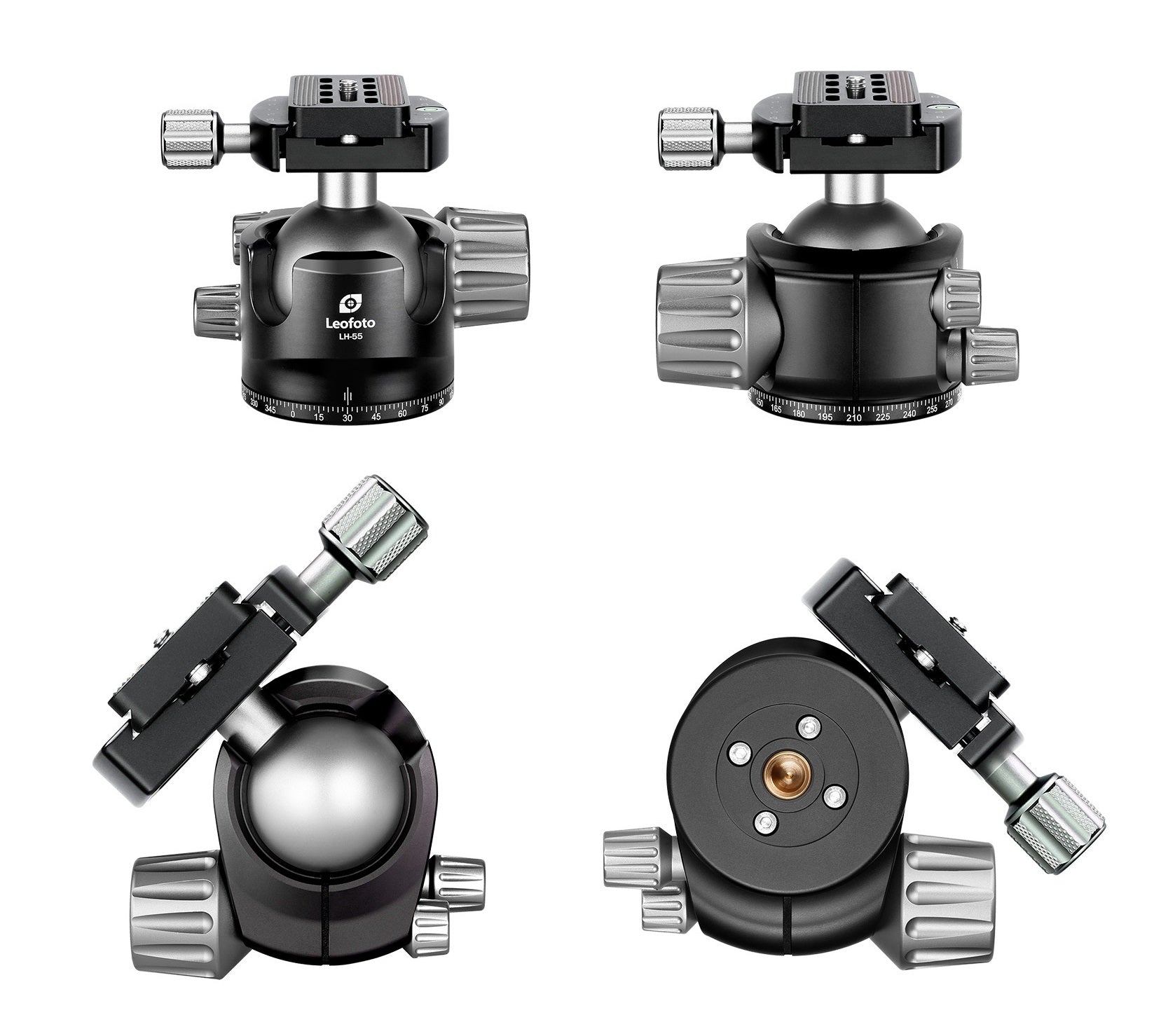 Leofoto LH-55 Low Profile Ball Head + QR Plate | Arca Compatible