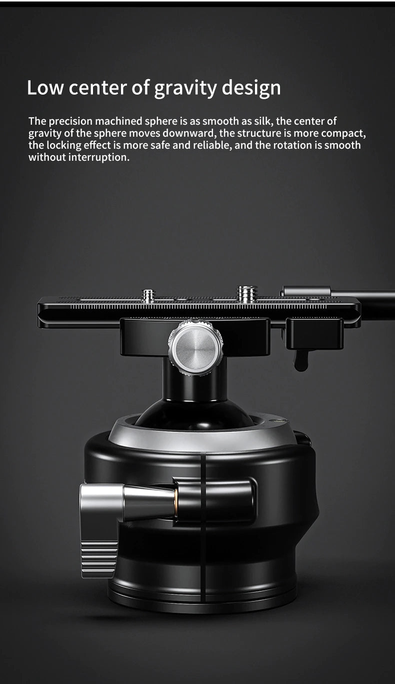 Leofoto LBH-80 Double Sphere Ball Head + QR Plate | Spherical Gimbal | Arca Compatible