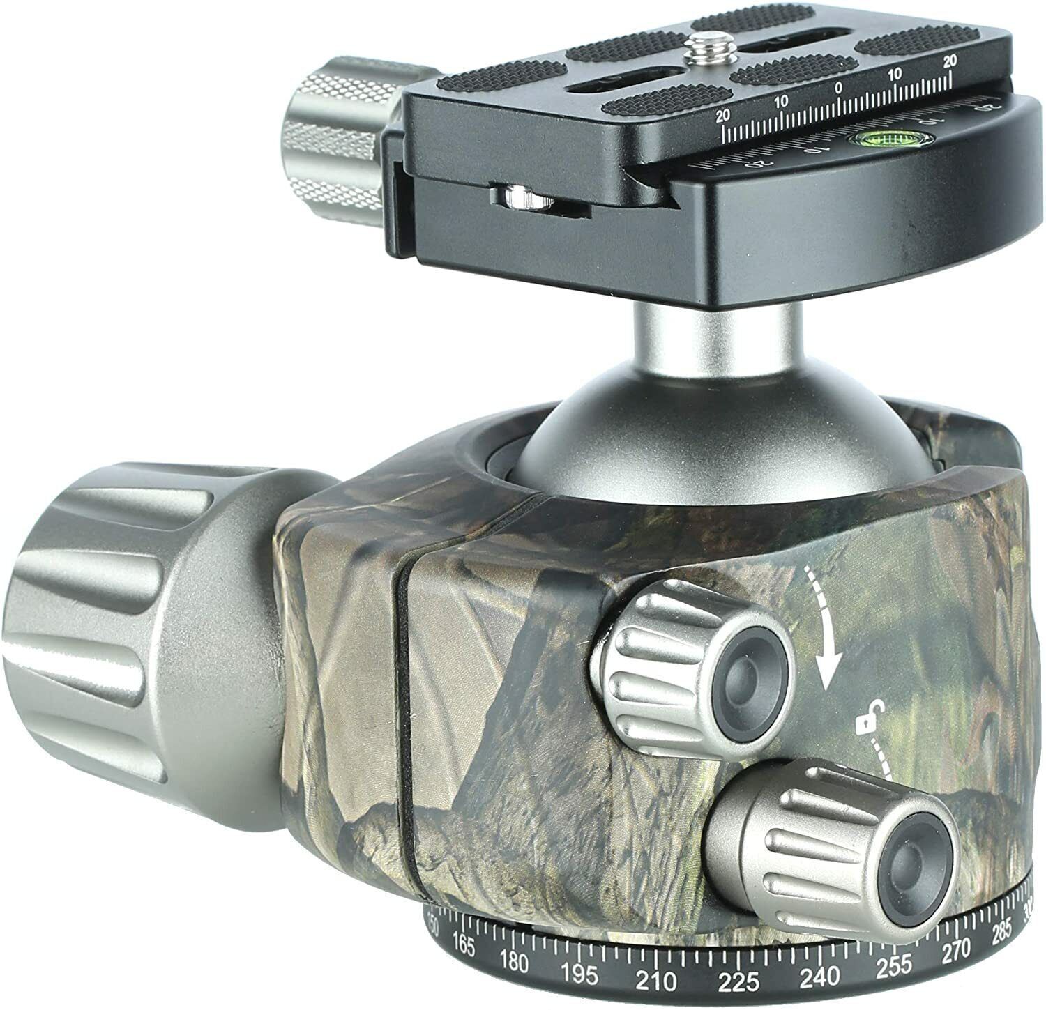 Leofoto LH-55 Low Profile Ball Head + QR Plate | Arca Compatible