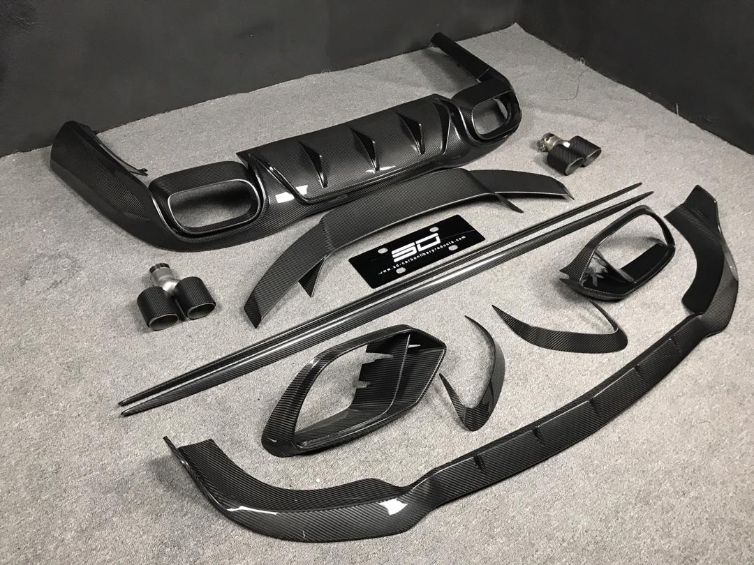 SD Carbon B Style Pre-preg Carbon Fiber Full Body Kit for Mercedes Benz AMG GT50 GT53 4 Door X290 2019-ON