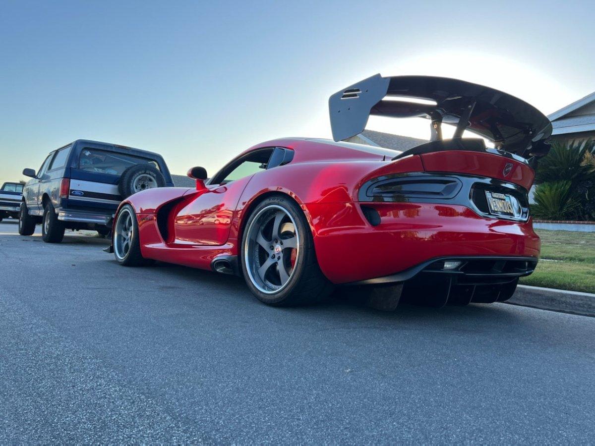 Aero Republic 1:1 Dodge Viper ACR Extreme ACR-E Carbon Fiber Wing Spoiler