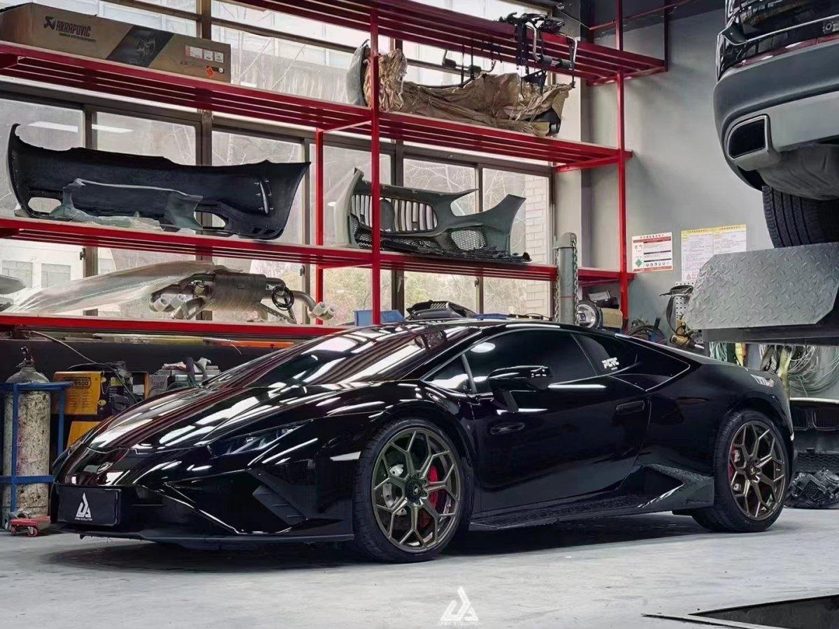 Aero Republic V Style Carbon Fiber Side Skirts Replacement For Lamborghini Huracan LP580 LP610