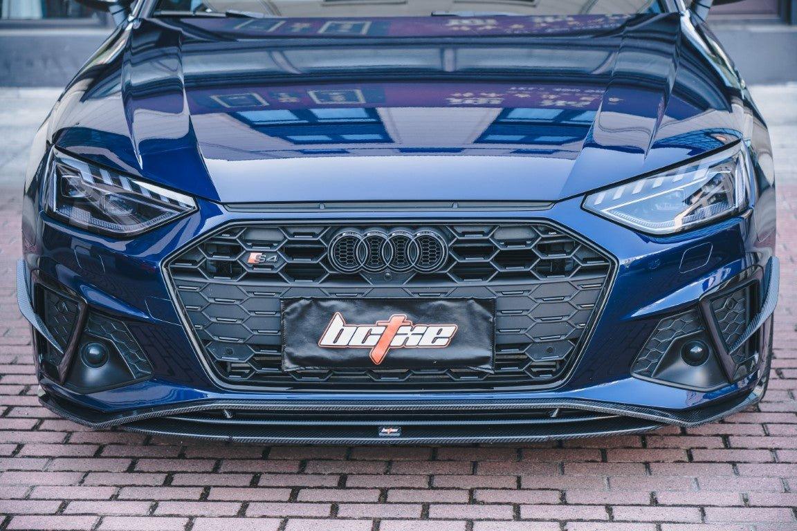 BCTXE Tuning Pre-preg Carbon Fiber Front Lip Ver.2 for Audi S4 & A4 S Line 2020-ON B9.5