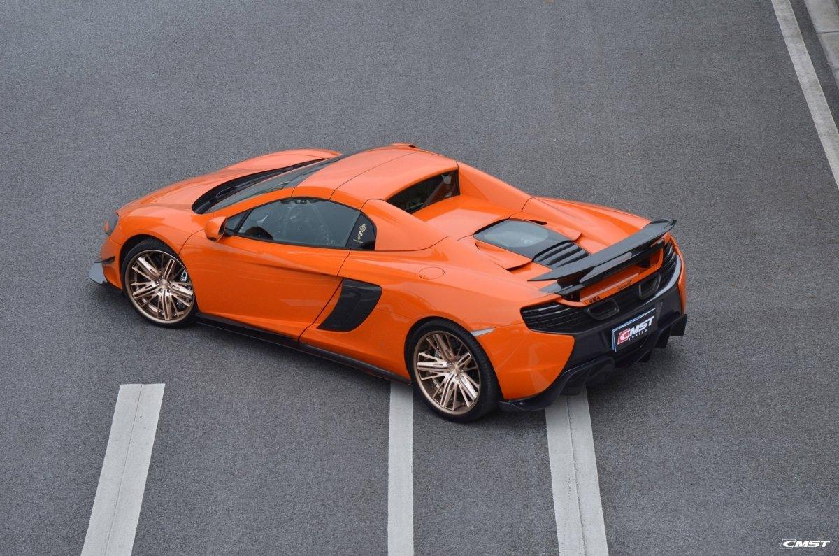 CMST Carbon Fiber Rear Louvers for McLaren 650S