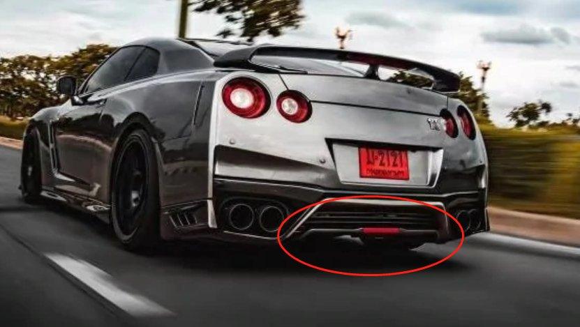 CMST Polypropylene PP Rear Bumper and Rear Diffuser Valance for Nissan GTR GT-R R35 2008-2016 Facelift Conversion