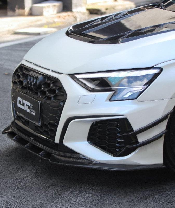 CMST Tuning Carbon Fiber Front Lip Splitter for Audi S3 A3 8Y 2021-ON