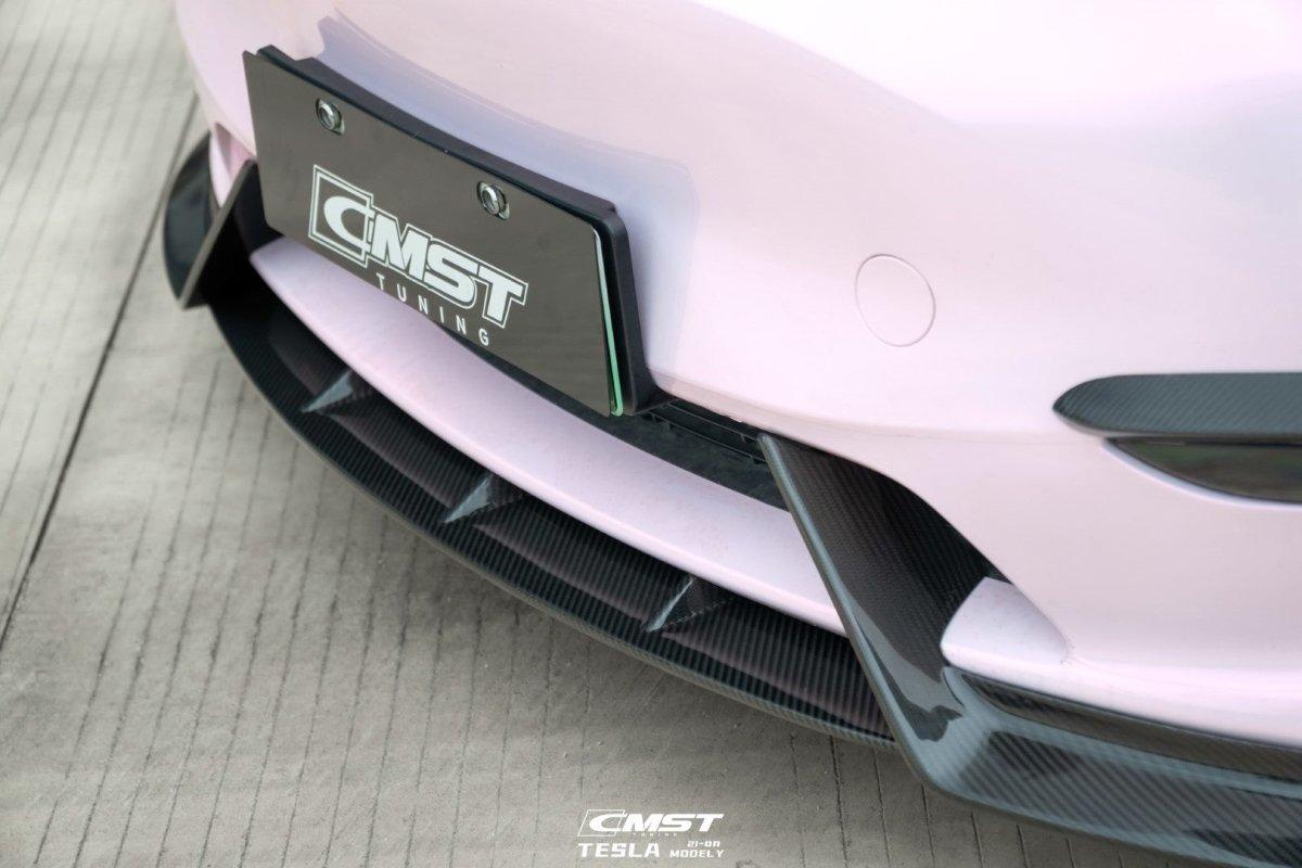 CMST Tuning Carbon Fiber Front Lip Ver.4 for Tesla Model Y