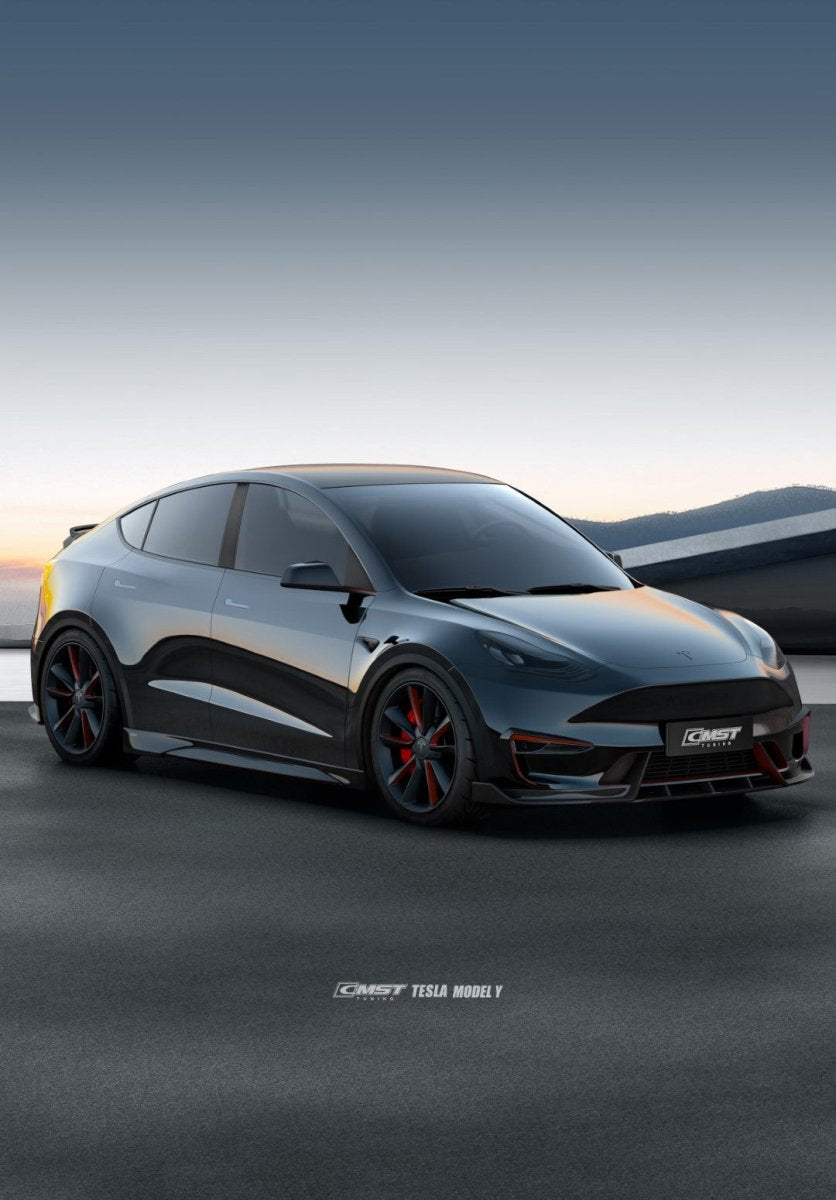 CMST Tuning Carbon Fiber Front Lip Ver.4 for Tesla Model Y