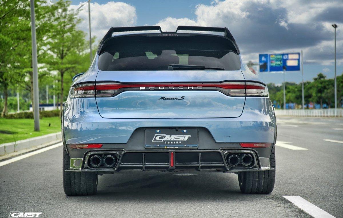 CMST Tuning Pre-preg Carbon Fiber Rear Diffuser for Porsche Macan & Macan S 2019-2021