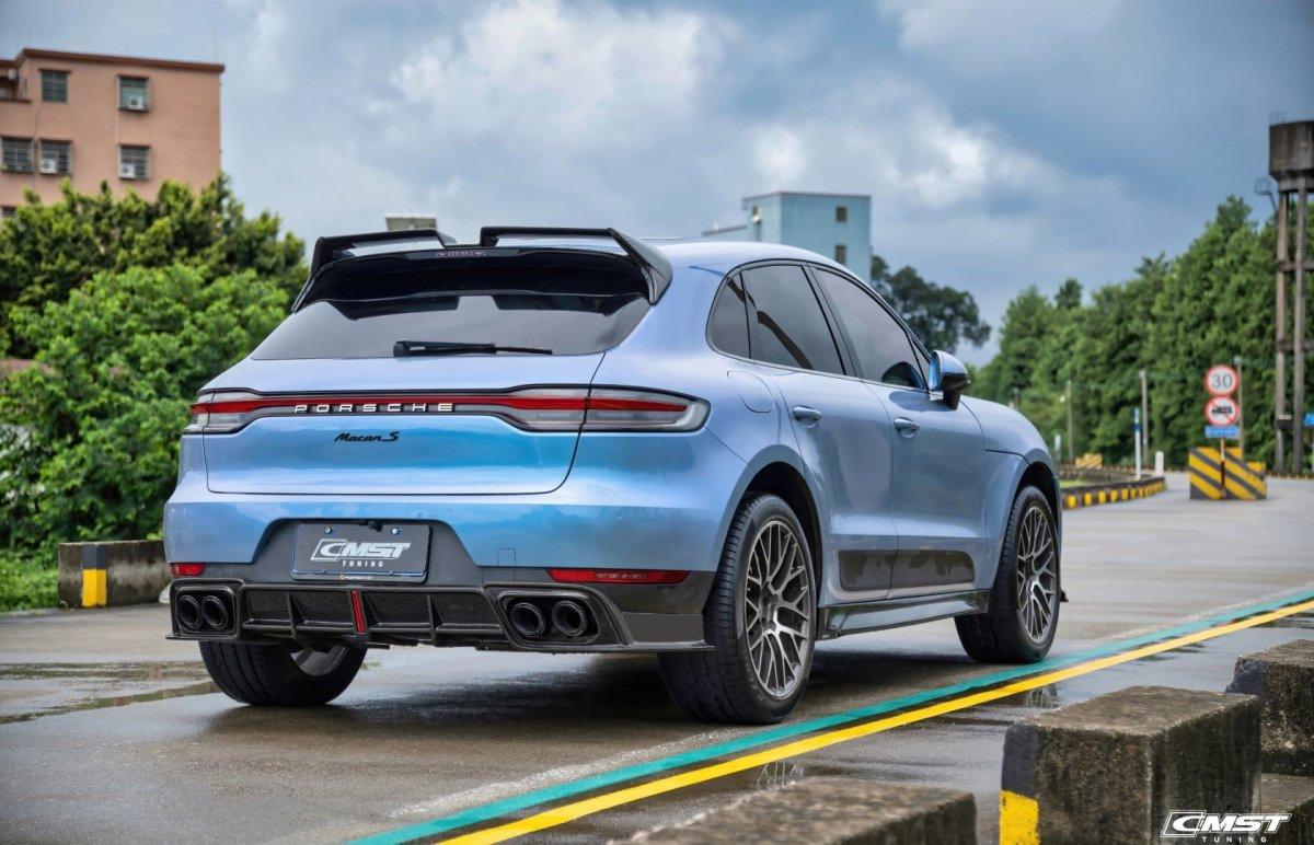 CMST Tuning Pre-preg Carbon Fiber Rear Diffuser for Porsche Macan & Macan S 2019-2021