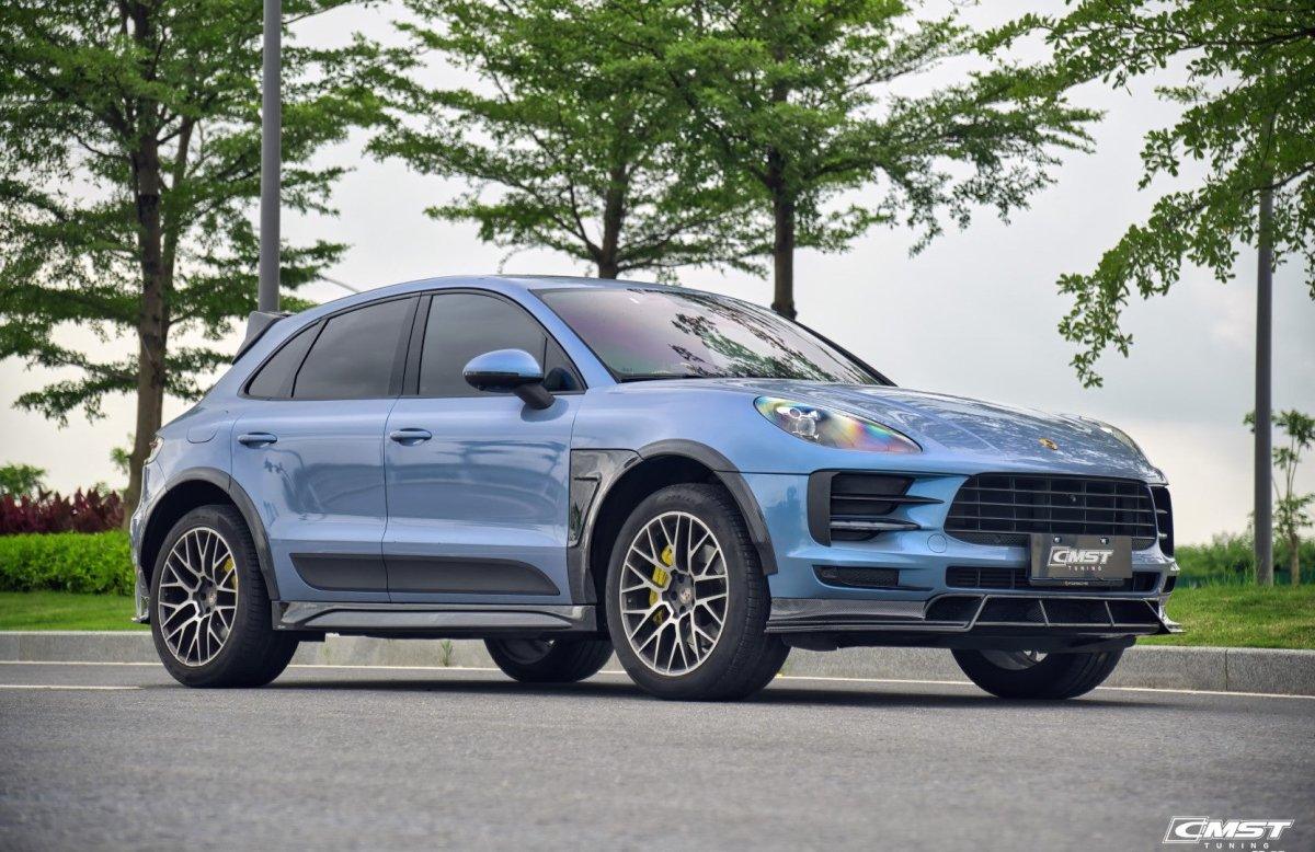 CMST Tuning Pre-preg Carbona Fiber Side Skirts Ver.2 for Porsche Macan & Macan S Macan GTS 2015-2021