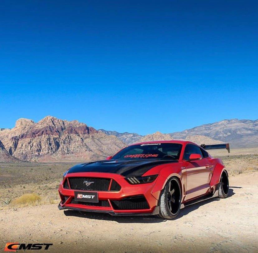 CMST Tuning Widebody Front & Rear Wheel Arches for Ford Mustang S550.1 2015- 2017