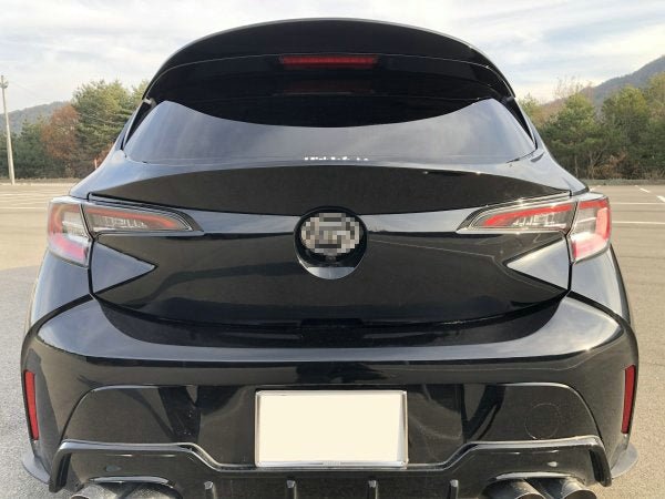 EPR Carbon Fiber HWS Type Duckbill spoiler for 19-22 Toyota Corolla Auris E210 Hatch back rear mid trunk spoiler