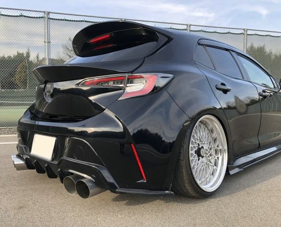 EPR Carbon Fiber HWS Type Duckbill spoiler for 19-22 Toyota Corolla Auris E210 Hatch back rear mid trunk spoiler