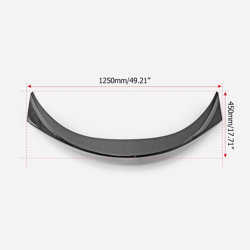 EPR Carbon Fiber HWS Type Duckbill spoiler for 19-22 Toyota Corolla Auris E210 Hatch back rear mid trunk spoiler