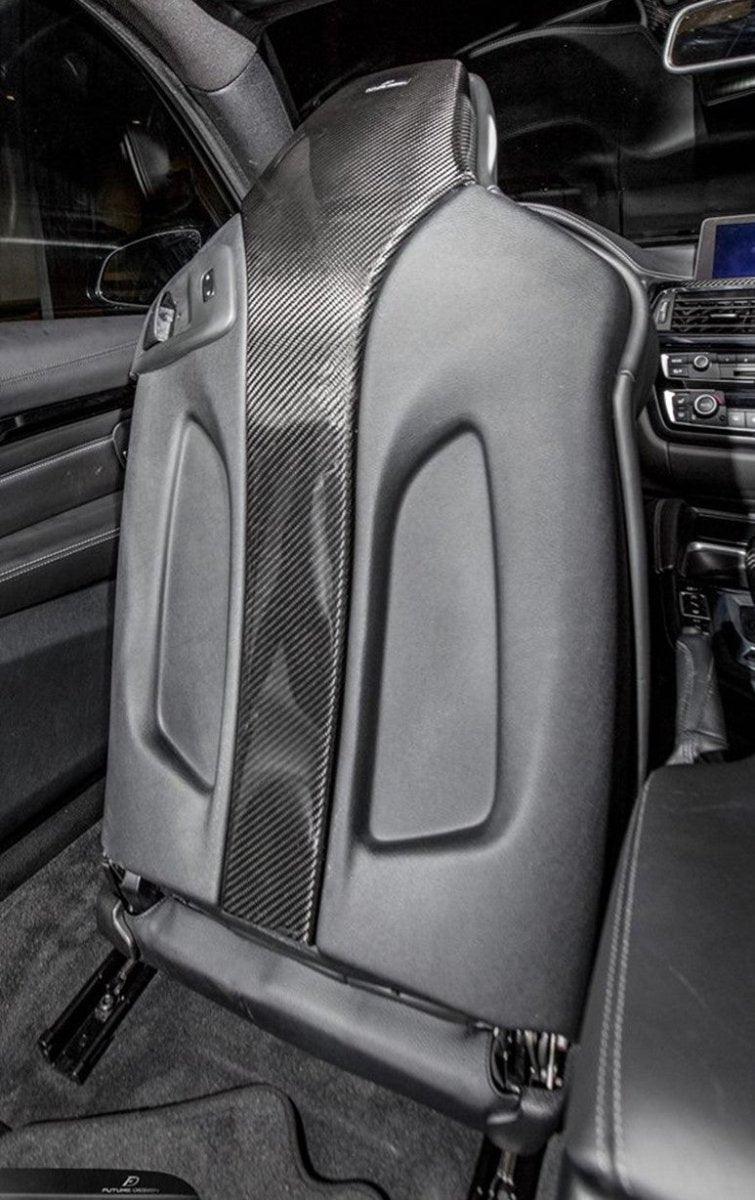 Future Design Carbon BMW F80 F82 F83 M3 M4 Dry Carbon Fiber Seat-back Cover