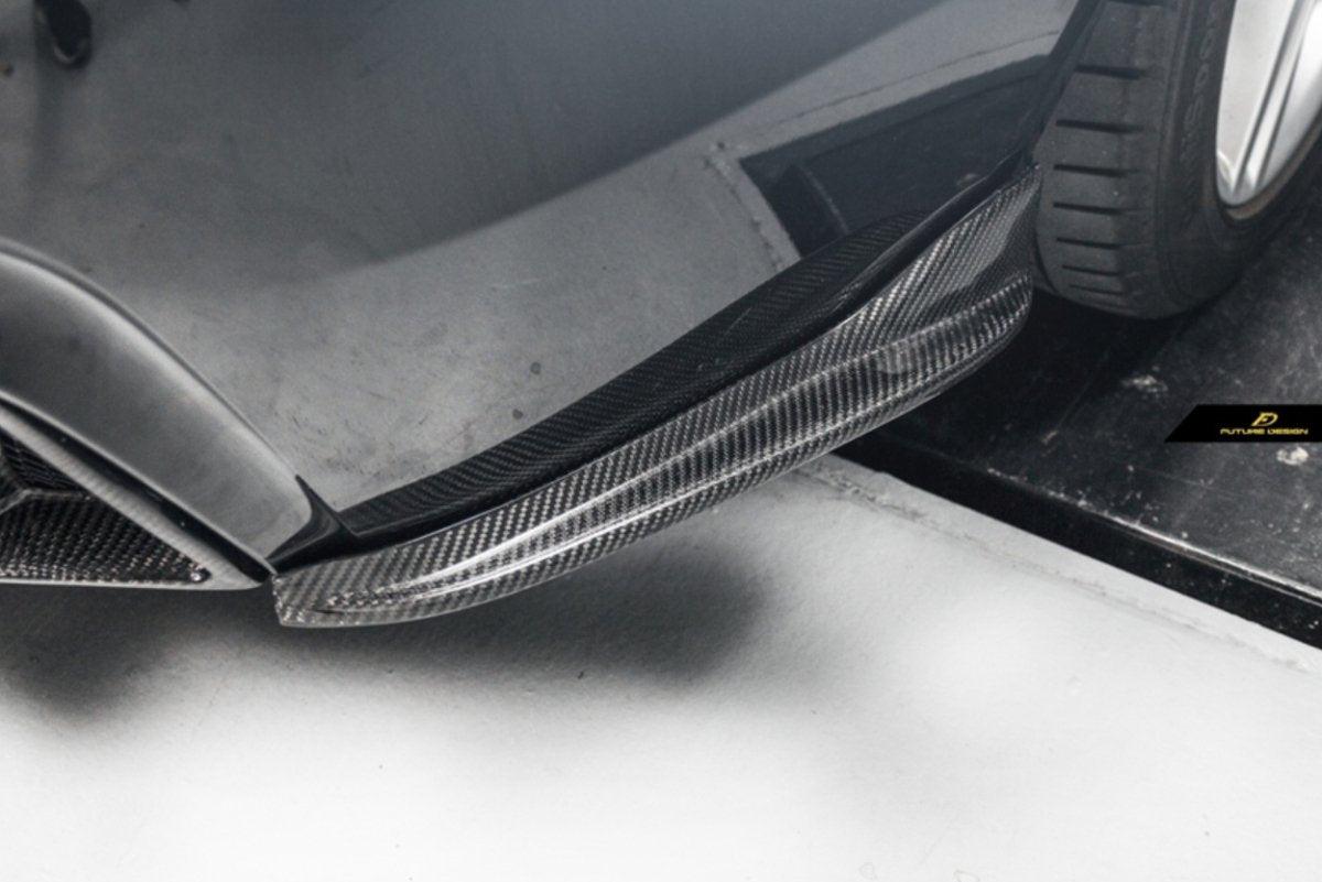 Future Design Carbon Carbon Fiber Rear Canards Ver.1 for BMW 4 Series F32 F33 F36