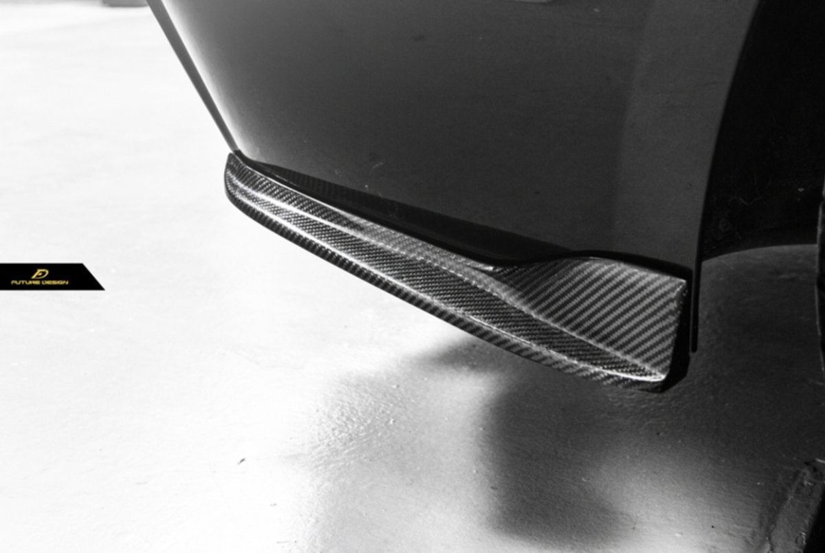 Future Design Carbon Carbon Fiber Rear Canards Ver.1 for BMW 4 Series F32 F33 F36