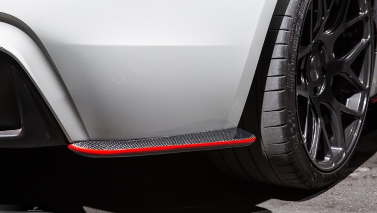 Future Design Carbon Carbon Fiber Rear Canards Ver.2 for BMW 4 Series F32 F33 F36