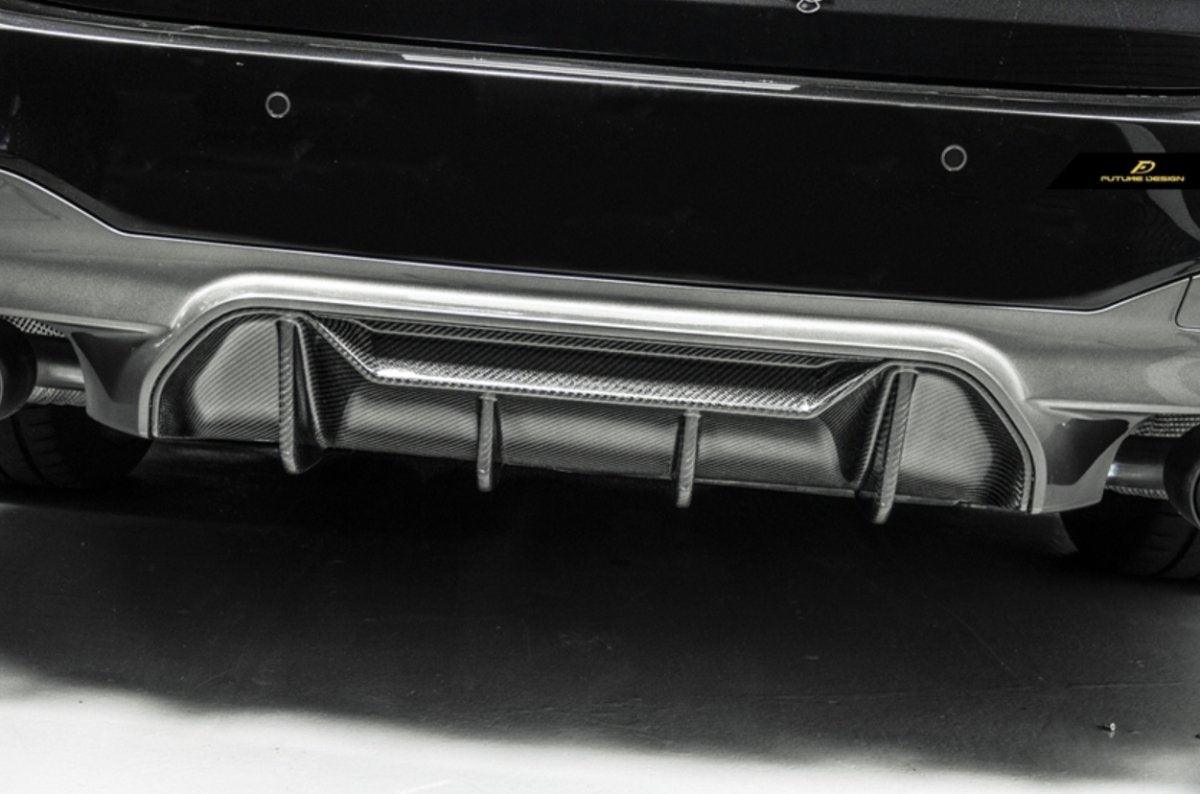 Future Design Carbon Carbon Fiber Rear Diffuser M5 Performance Style For BMW 5 Series G30 530i 540i 2017-ON