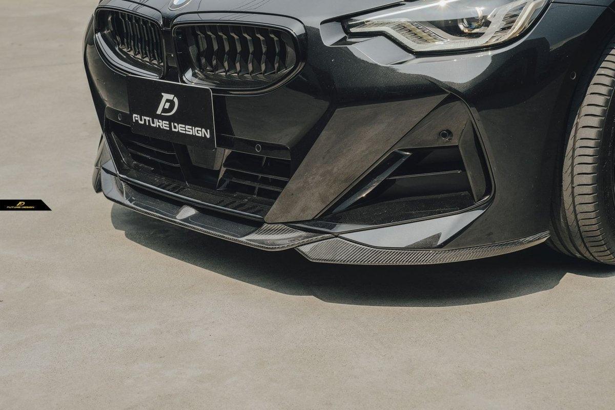 Future Design FD Carbon Fiber FRONT SPLITTER for 2 Series G42 230i M240i 2022-ON