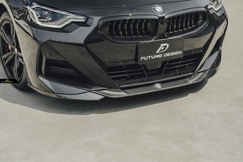 Future Design FD Carbon Fiber FRONT SPLITTER for 2 Series G42 230i M240i 2022-ON