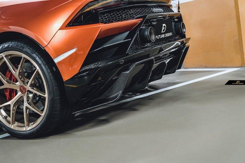 Future Design FD Carbon Fiber REAR DIFFUSER for Lamborghini Huracan EVO