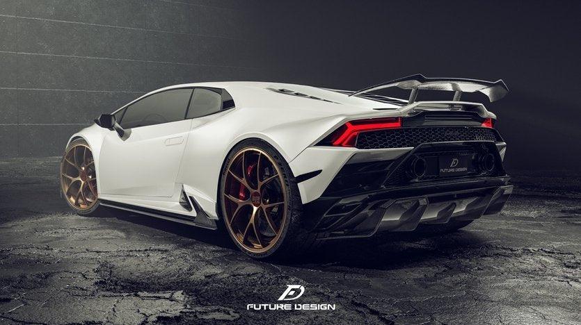 Future Design FD Carbon Fiber REAR DIFFUSER for Lamborghini Huracan EVO