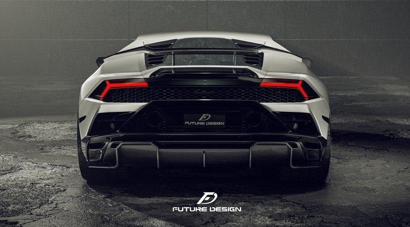 Future Design FD Carbon Fiber REAR DIFFUSER for Lamborghini Huracan EVO