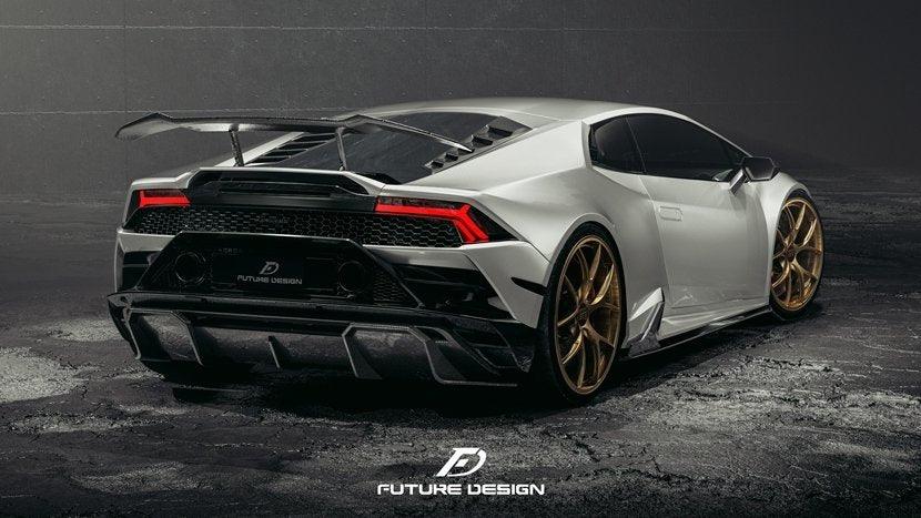 Future Design FD Carbon Fiber REAR DIFFUSER for Lamborghini Huracan EVO