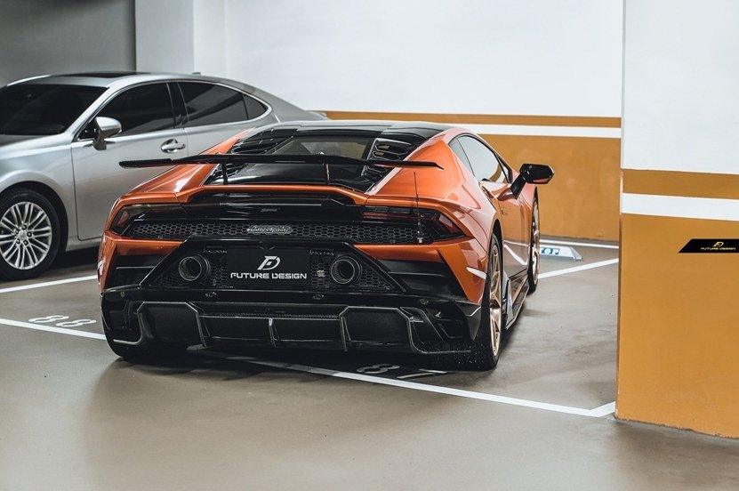 Future Design FD Carbon Fiber REAR DIFFUSER for Lamborghini Huracan EVO