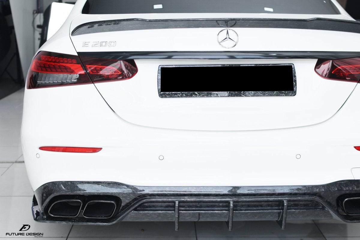 Future design FD Carbon Fiber REAR DIFFUSER for Mercedes Benz E-Class E43 E53 E63 W213 2017-ON