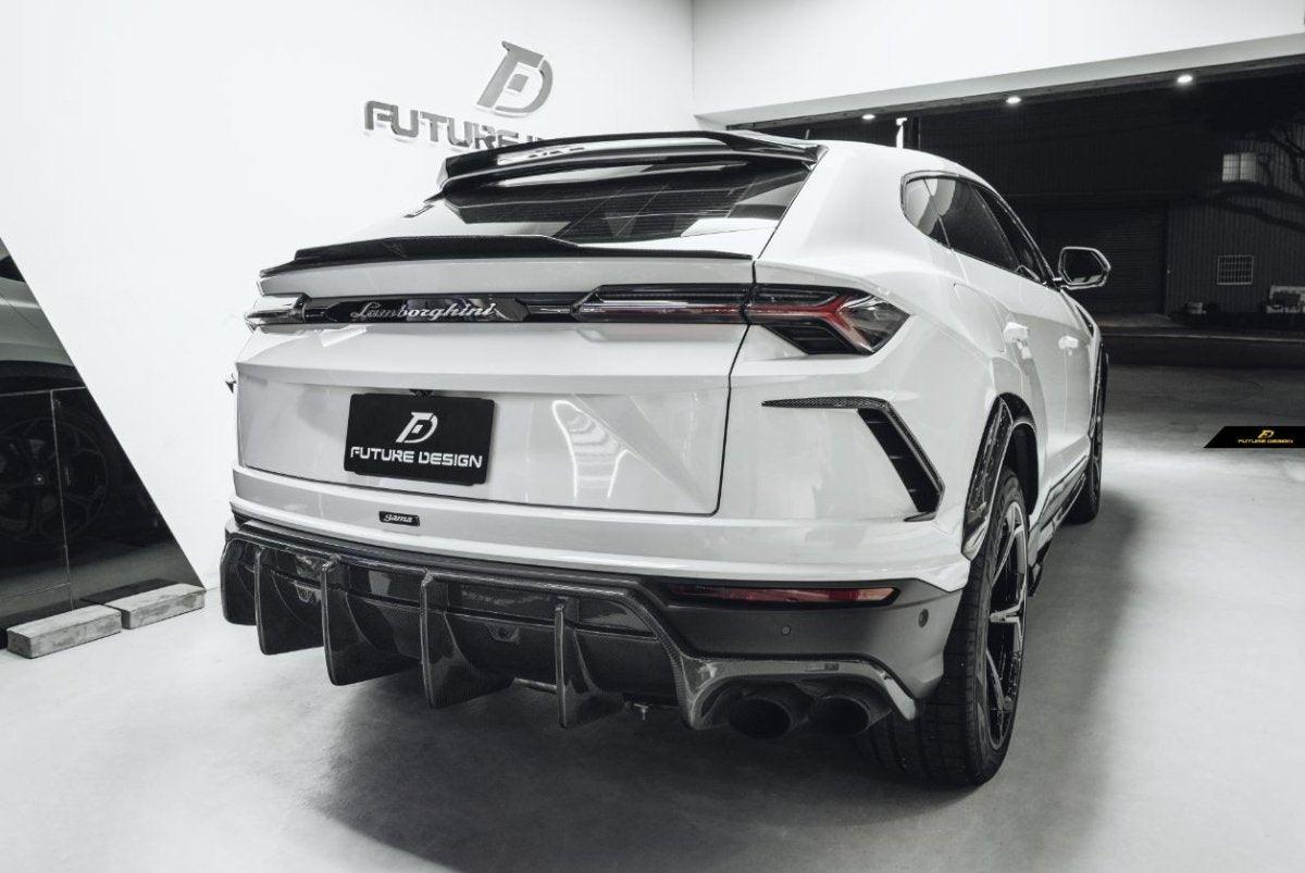 Future Design FD Carbon Fiber REAR TRUNK SPOILER V1 for Lamborghini Urus