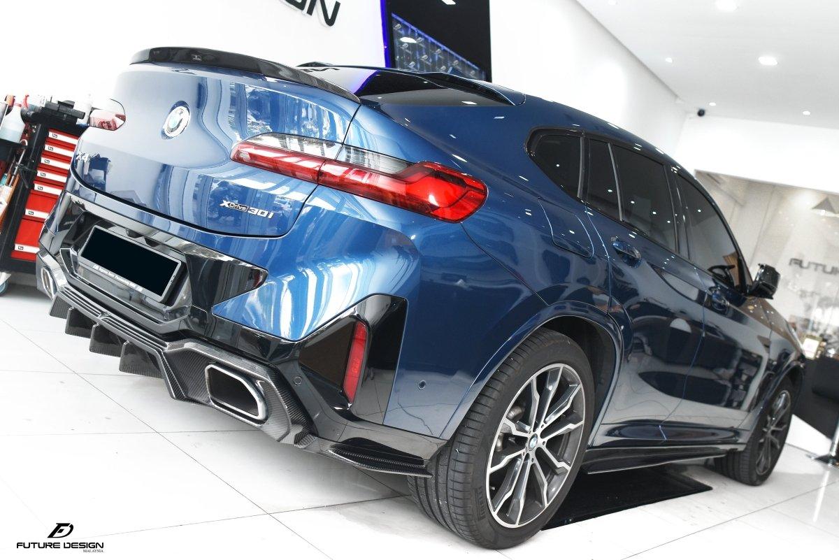 Future Design FD Carbon Fiber SIDE SKIRTS for BMW X4 & X4M G02 F98 & X3 & X3M G01 F97 2019-ON