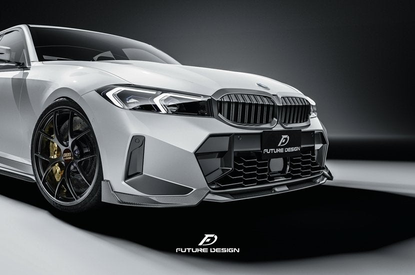 Future Design FD V2 Carbon Fiber Front Splitter for BMW G20 / G21 3 Series M340i 330i 2023-ON LCI