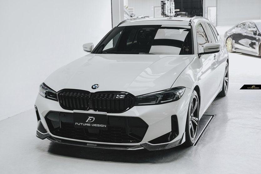 Future Design FD V2 Carbon Fiber Front Splitter for BMW G20 / G21 3 Series M340i 330i 2023-ON LCI