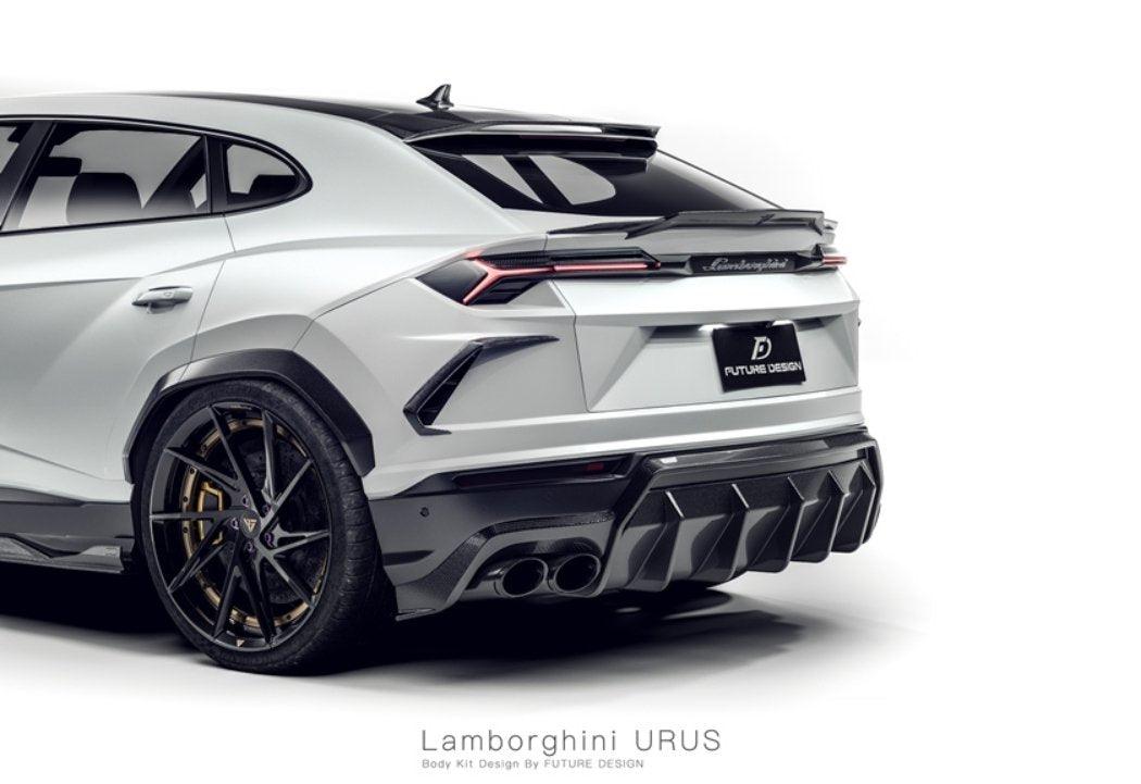 Future Design FD V2 Carbon Fiber REAR DIFFUSER for Lamborghini Urus